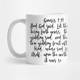 Genesis 1:11 Mug